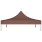 Teto para tenda de festas 3x3 m 270 g/m² castanho