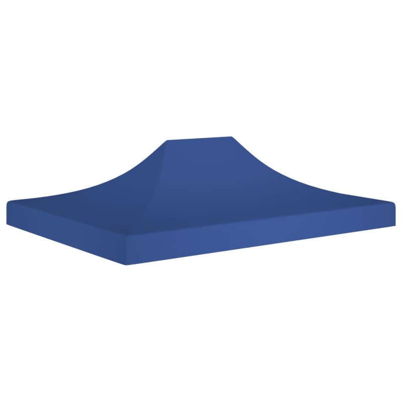 Teto para tenda de festas 4,5x3 m 270 g/m² azul-Topos para toldos e gazebos-Home Retail