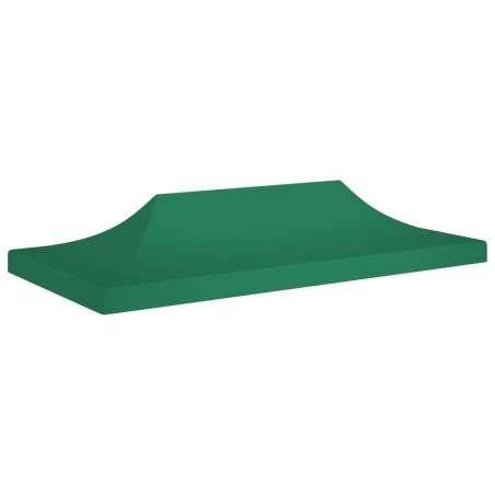 Teto para tenda de festas 6x3 m 270 g/m² verde