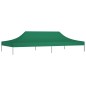 Teto para tenda de festas 6x3 m 270 g/m² verde