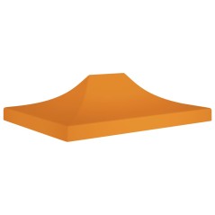 Teto para tenda de festas 4,5x3 m 270 g/m² laranja