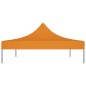 Teto para tenda de festas 4,5x3 m 270 g/m² laranja