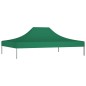 Teto para tenda de festas 4x3 m 270 g/m² verde