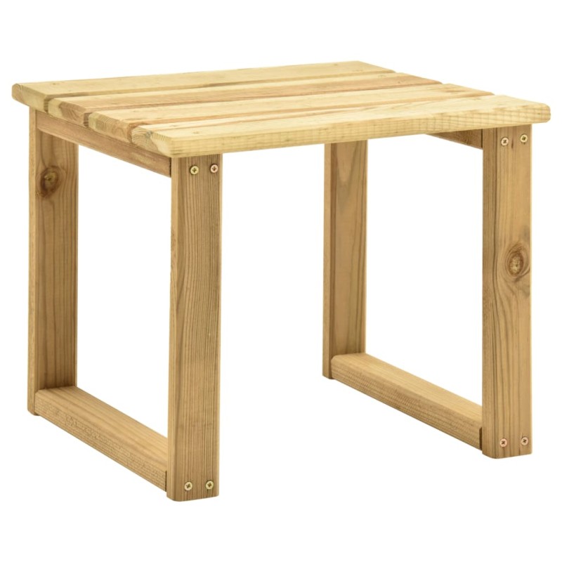 Mesa de espreguiçadeira 30x30x26 cm madeira de pinho impregnada-Mesas de jardim-Home Retail