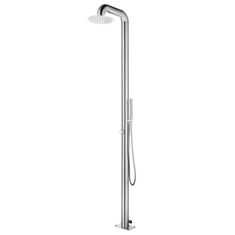 Chuveiro de jardim 225 cm aço inoxidável-Acessórios para piscinas e spa-Home Retail