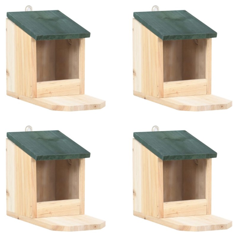 Casas para esquilos 4 pcs madeira de abeto-Casotas e gaiolas para animais pequenos-Home Retail