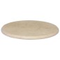 Tampo de mesa Ø50x2,5 cm mármore cor creme