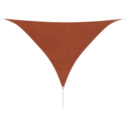 Guarda-Sol tecido Oxford triangular 5x5x5 m terracotta