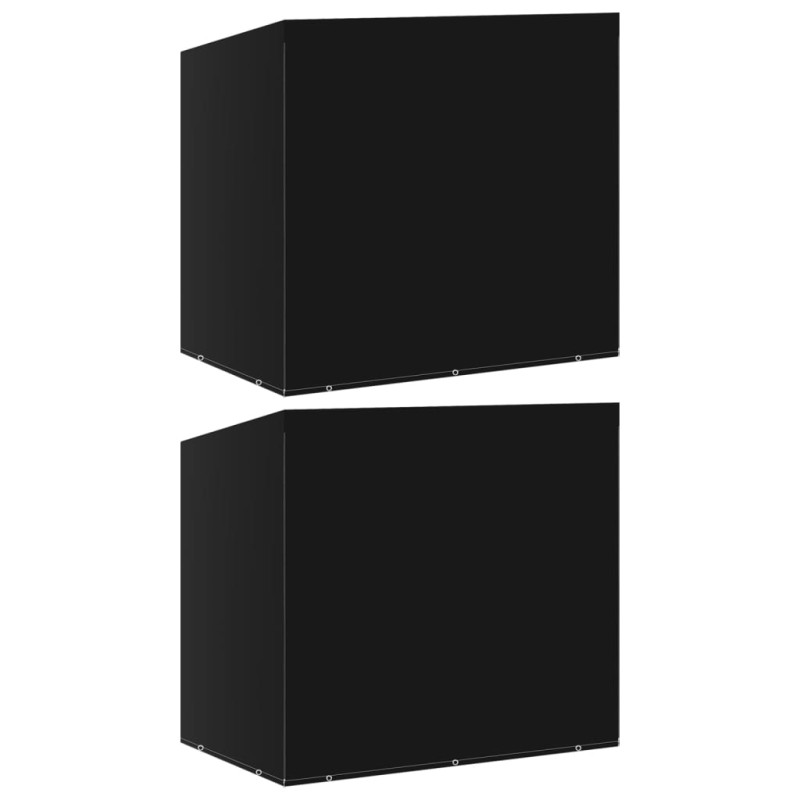 Capas banco baloiço 2 pcs 10 ilhós e 2 fechos 255x145x170 cm-Capas para móveis de jardim-Home Retail