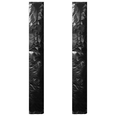 Capas para guarda-sol 2 pcs com fecho de correr PE 175 cm