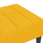 Apoio de pés 78x56x32 cm veludo amarelo