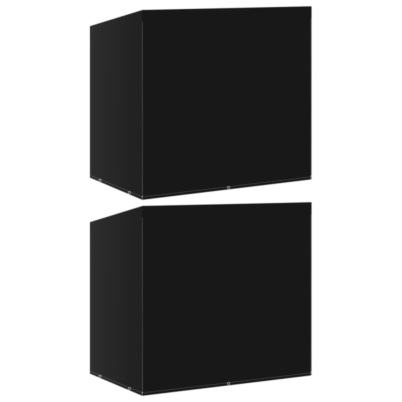 Capas para banco de baloiço 2 pcs 6 ilhós 185x117x170 cm-Capas para móveis de jardim-Home Retail