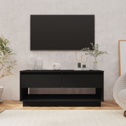 Móvel de TV 102x41x44 cm aglomerado preto