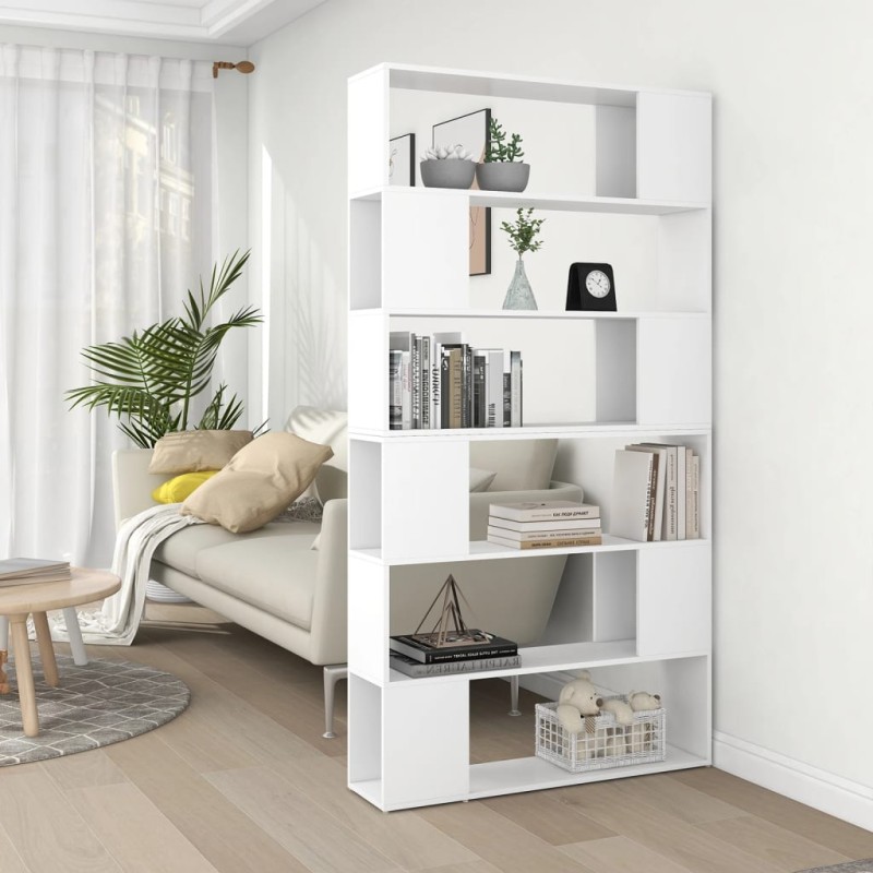 Estante/divisória 100x24x188 cm branco-Estantes para livros-Home Retail