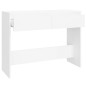 Mesa consola 100x35x76,5 cm aglomerado branco