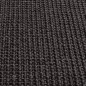 Tapete sisal natural 66x250 cm preto