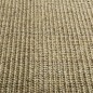 Tapete sisal natural 66x250 cm verde