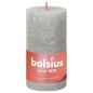 Bolsius Velas rústicas cilíndricas Shine 4pcs 130x68 mm cinzento areia