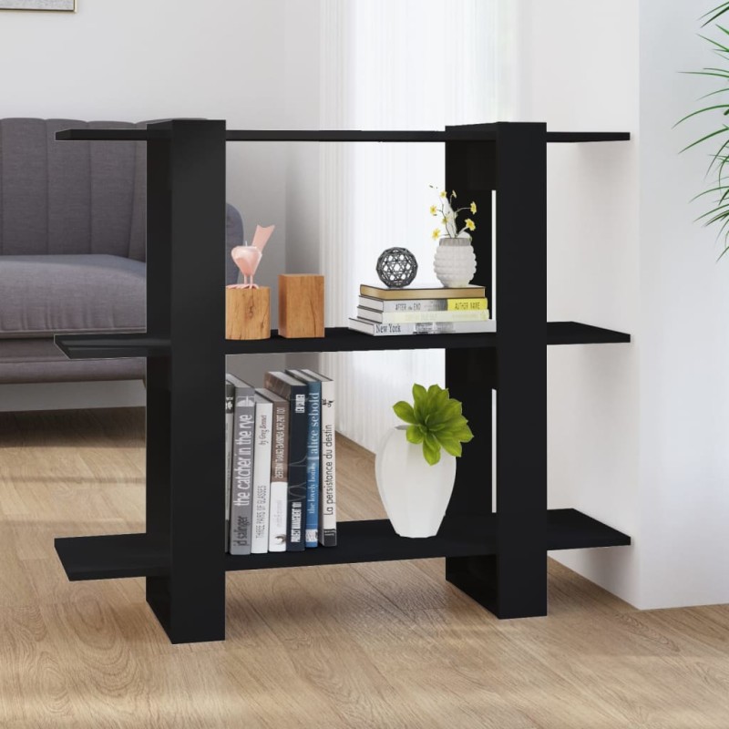 Estante/divisória 100x30x87 cm preto-Estantes para livros-Home Retail