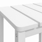 Mesa de jardim Adirondack 38x38x46 cm PEAD branco