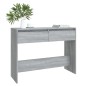 Mesa consola 100x35x76,5 cm derivados madeira cinzento sonoma