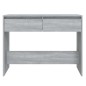 Mesa consola 100x35x76,5 cm derivados madeira cinzento sonoma