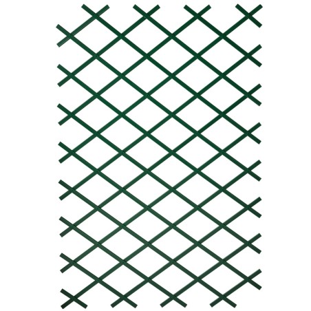 Nature Treliça de jardim 100x200 cm PVC verde 6040704