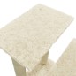 Árvore para gatos c/ postes arranhadores sisal 50,5 cm cor creme