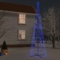 Árvore de Natal em cone 3000 luzes LED 230x800 cm azul