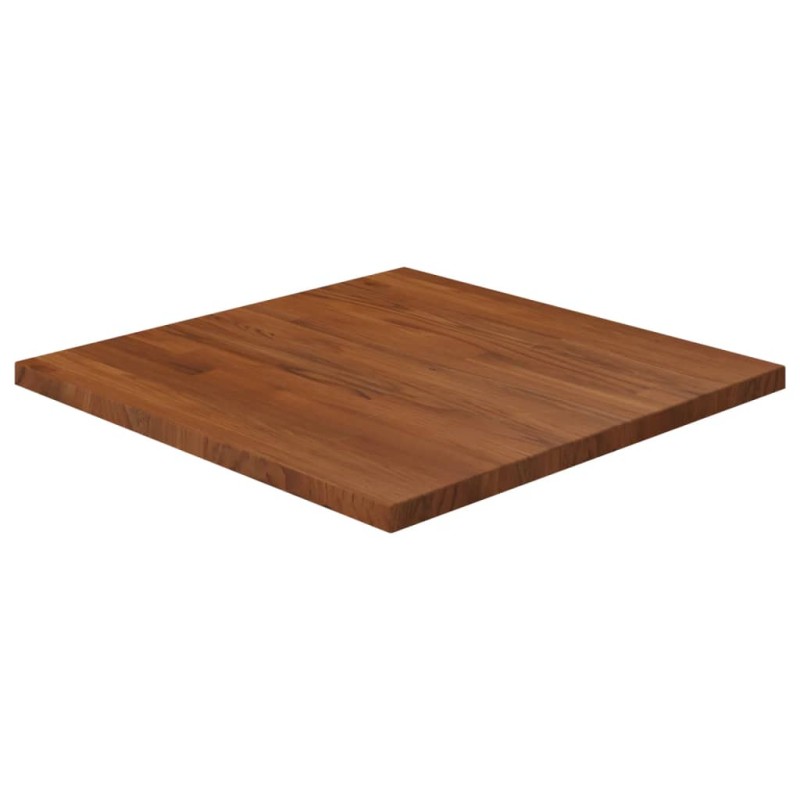 Tampo mesa quadrado 60x60x2,5 carvalho tratado castanho-escuro-Tampos de mesa-Home Retail