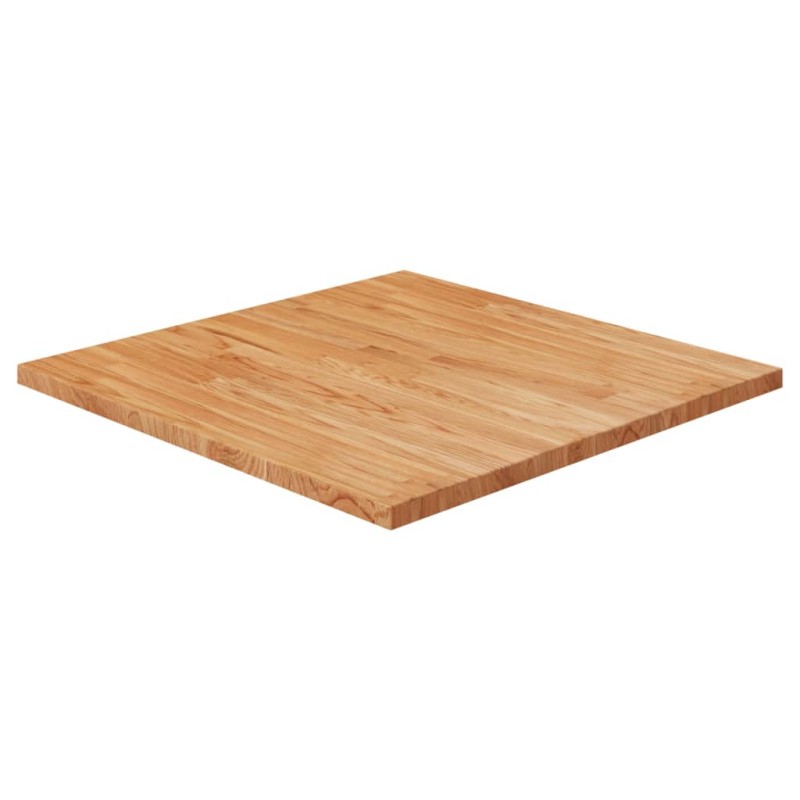 Tampo mesa quadrado 70x70x2,5cm carvalho tratado castanho-claro-Tampos de mesa-Home Retail