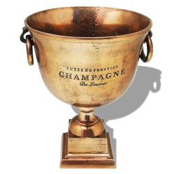 Frapê estilo taça troféu em cobre castanho - vidaXL | Esculturas e ...