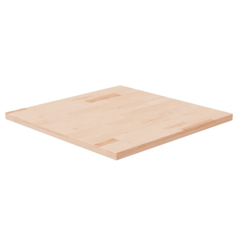 Tampo de mesa quadrado 60x60x2,5 cm carvalho maciço não tratado-Tampos de mesa-Home Retail