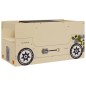 3 pcs mesa e cadeiras infantil design carro todo-o-terreno MDF