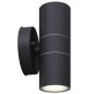 Candeeiros LED parede iluminação sup/inf exterior 2 pcs