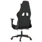 Cadeira gaming massagem + apoio couro art. preto/vermelho tinto