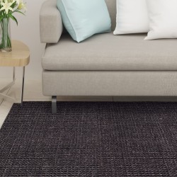 Tapete sisal natural 66x150 cm preto