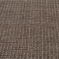 Tapete sisal natural 80x250 cm castanho