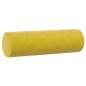 Almofadas decorativas 2 pcs Ø15x50 cm veludo amarelo