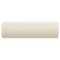 Almofadas decorativas 2 pcs Ø15x50 cm veludo cor creme