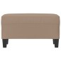 Banco 70x35x41 cm couro artificial cor cappuccino