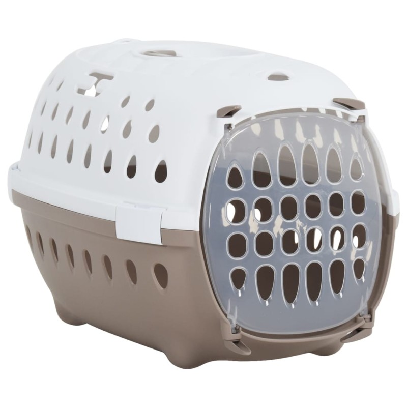 Transportadora para animais estimação PP branco/castanho-Transportadoras e malas para animais-Home Retail