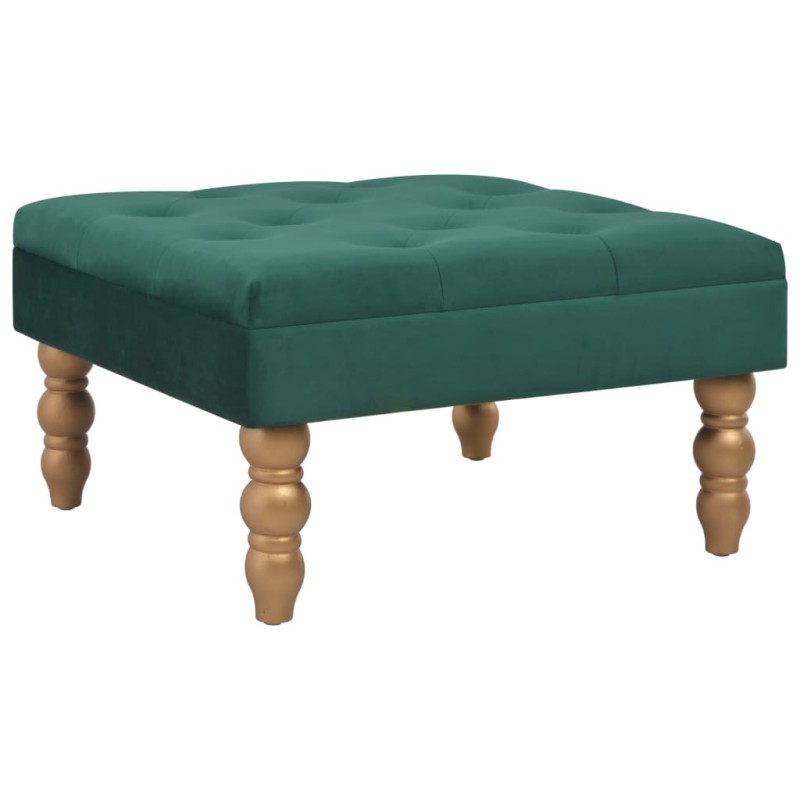 Banco 60x60x36 cm veludo verde-escuro-Bancos de bar-Home Retail