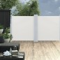 Toldo lateral retrátil 117x600 cm cor creme