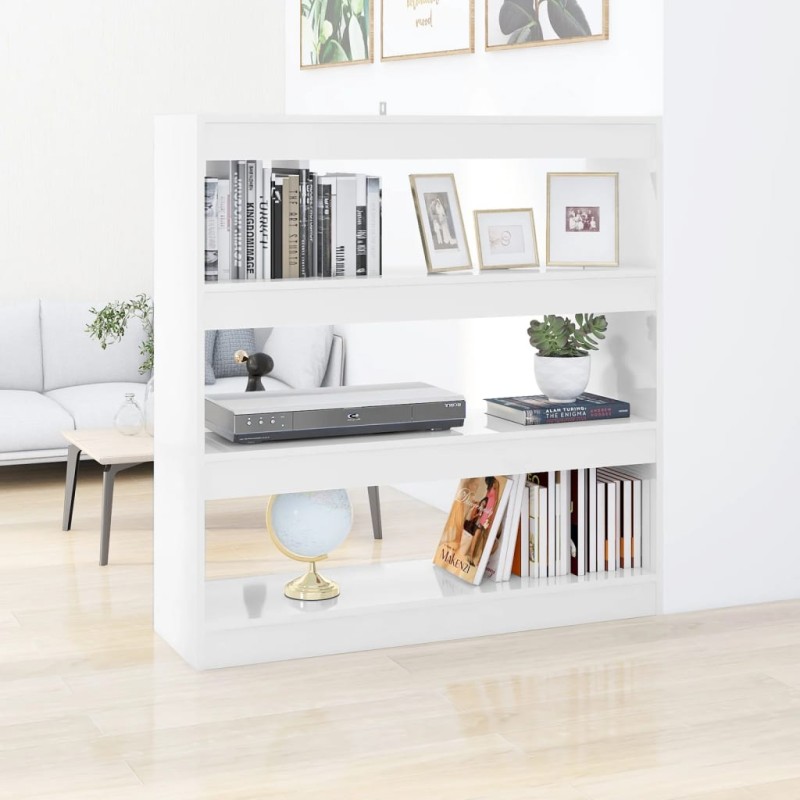 Estante/divisória 100x30x103 cm branco brilhante-Estantes para livros-Home Retail