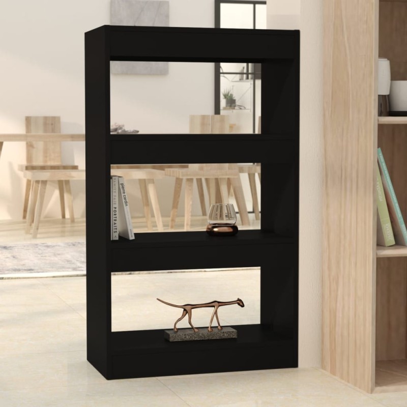 Estante/divisória 60x30x103 cm contraplacado preto-Estantes para livros-Home Retail