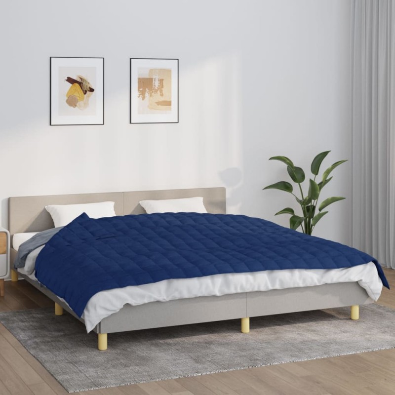 Manta pesada 11 kg 155x220 cm tecido azul-Cobertores-Home Retail