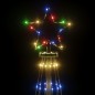 Árvore de Natal com espigão 732 luzes LED 500 cm colorido