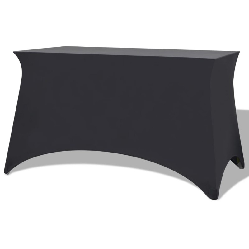 Capa extensível para mesa 2 pcs 183x76x74 cm antracite-Capas de sofás-Home Retail