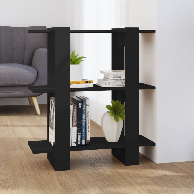 Estante/divisória 80x30x87 cm preto-Estantes para livros-Home Retail